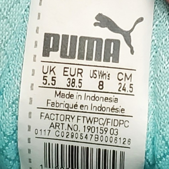 Puma Burst Tech Crosstrainer Royal Purple Blue Sneakers Women's Size 8 - Picture 8 of 10